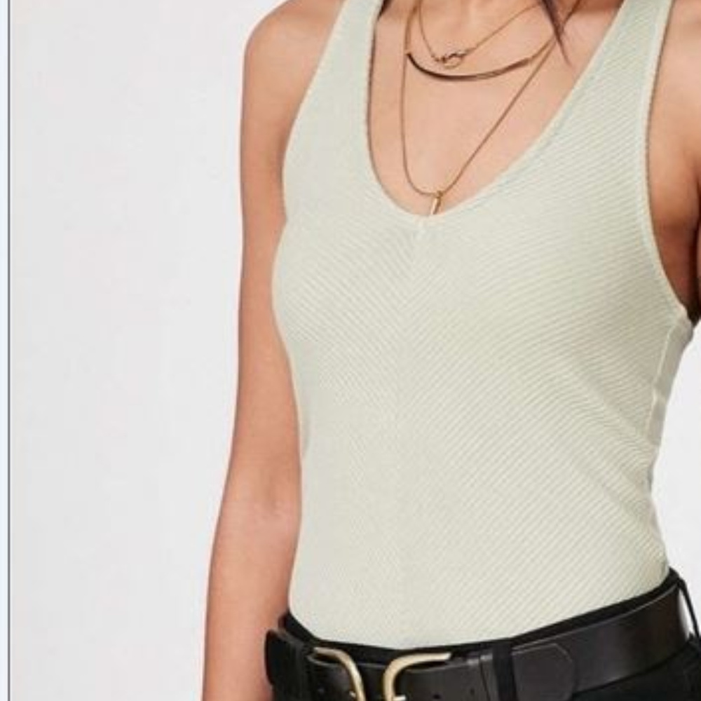Ribbed Racerback Tank from Urban Outfitters - Picture 3 of 3